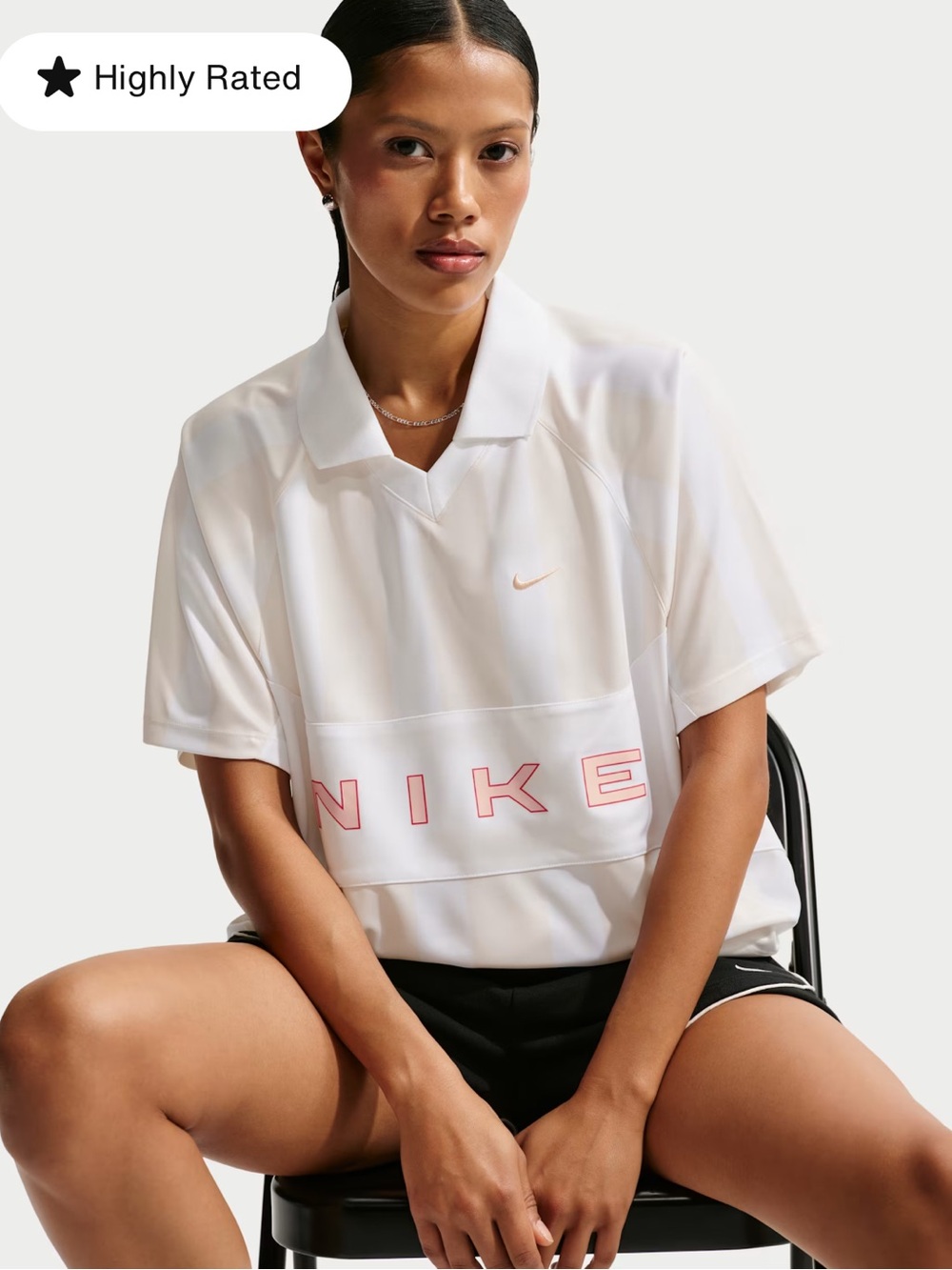 Nike White Polo Crop Top - Picture 9 of 14
